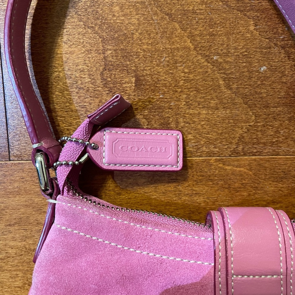 Coach Soho Suede Mini Shoulder Bag style #7558 - Picture 5 of 13